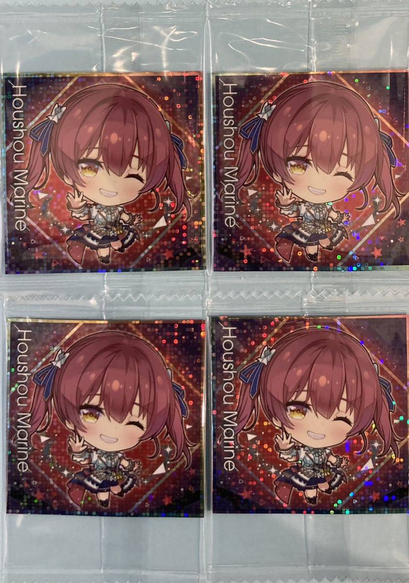【同じの4枚】宝鐘マリンメタリックシール イタジャガホロライブ3 27 内袋未開封拍卖