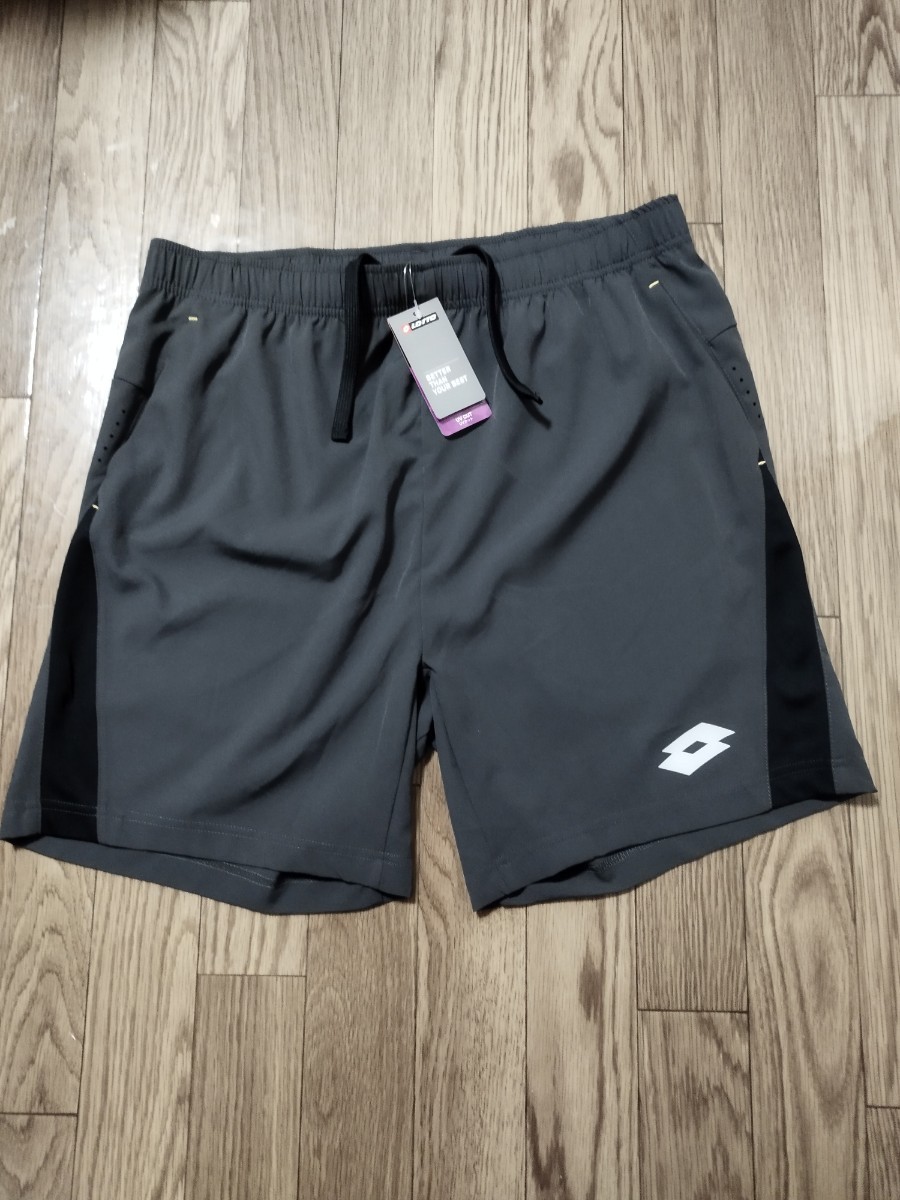 【新品特価!定価3190円が63%OFF!】Lotto ロット テニス ドライ ゲームパンツ LO-S22-004-003 / チャコール/サイズO拍卖