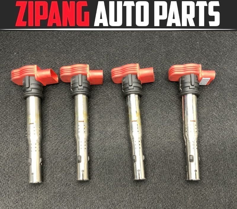 VW066 7L トゥアレグ V8 後期 BAR 右バンク イグニッション コイル ★4本セット ◆06E 905 116 E ★動作OK ◎拍卖