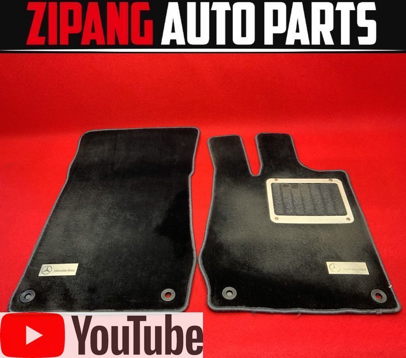 MB133 R230 SL350 純正 フロアマット ★左右セット ▲破れ有り 【動画有り】◎拍卖