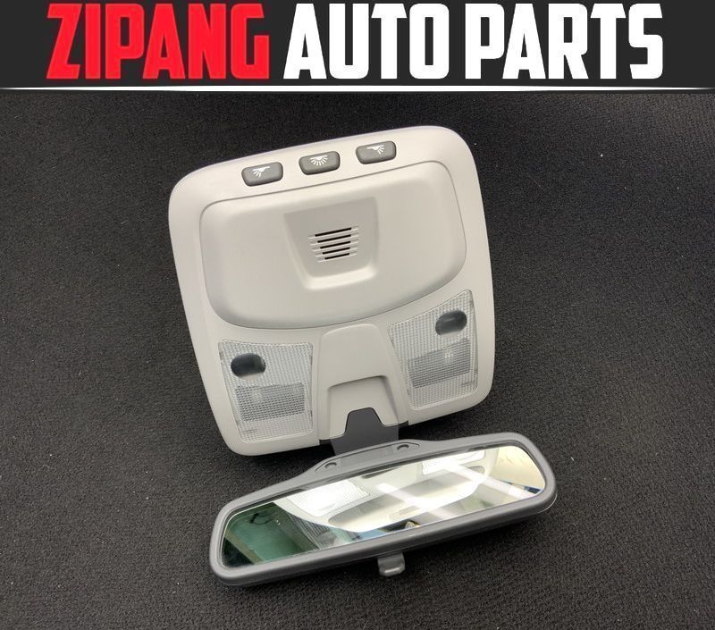 VL043 SB V70 2.4 純正 ルームミラー/ルームランプ付 ◆グレー系/30658228/30669623 ★程度まあまあ ○拍卖