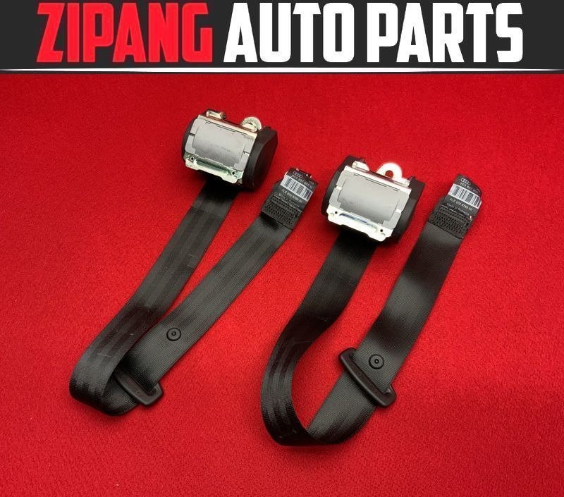 AU012 8E A4 アバント アトランクション D+ リア シートベルト 左右セット ◆ブラック系/8E0 857 805 M ★動作OK ○拍卖