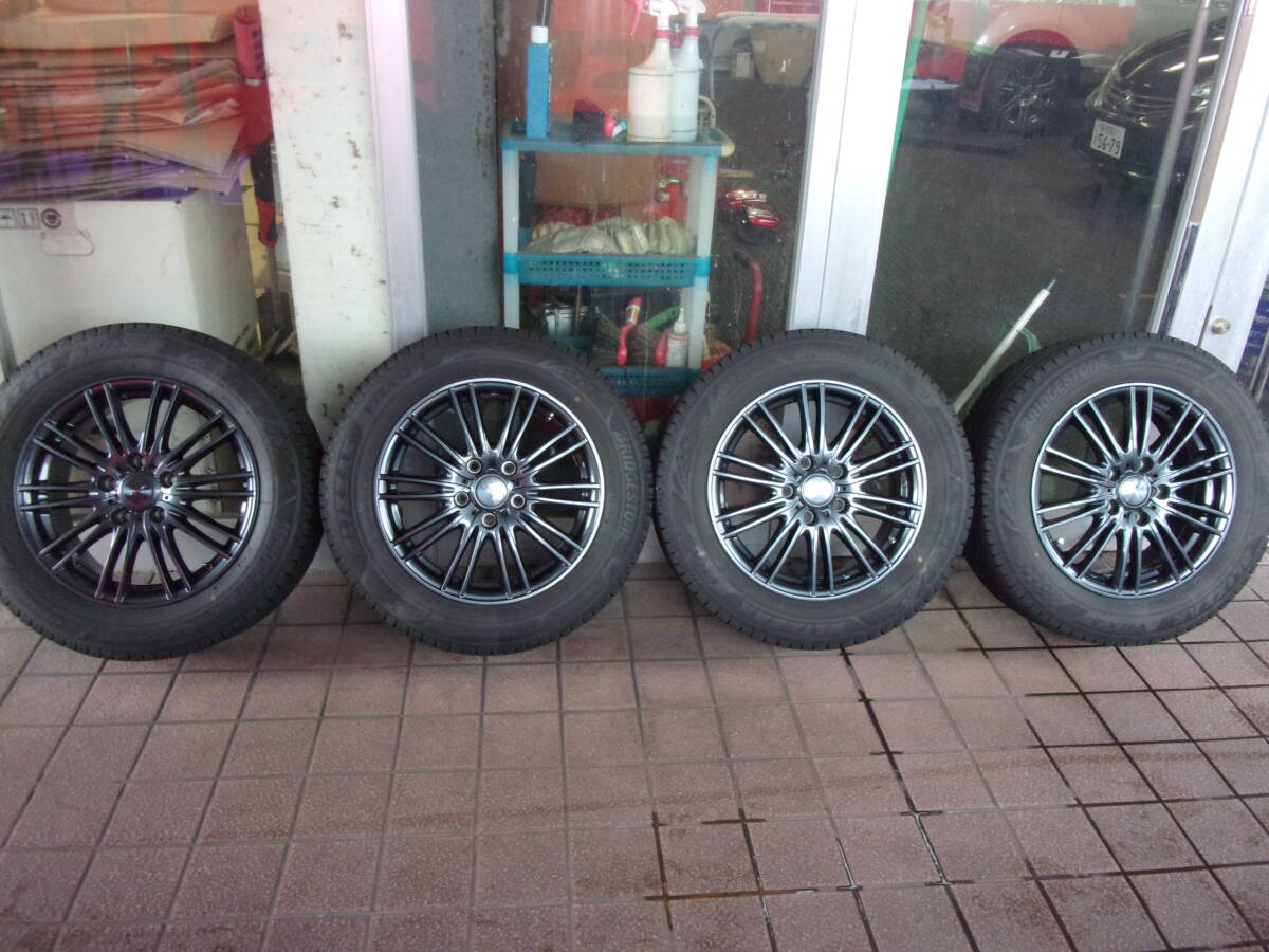 ♪S3161 2021年製 ブリヂストンVRX3 205/60R16 アルミホイールセット ジューク♪拍卖