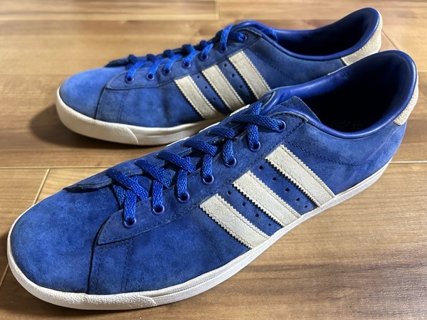 オールド、レア! ADIDAS アディダス GREENSTAR グリーンスター ブルー 2008年製 28.5cm US10.5 フランス キャンパス ジャバー トーナメント拍卖