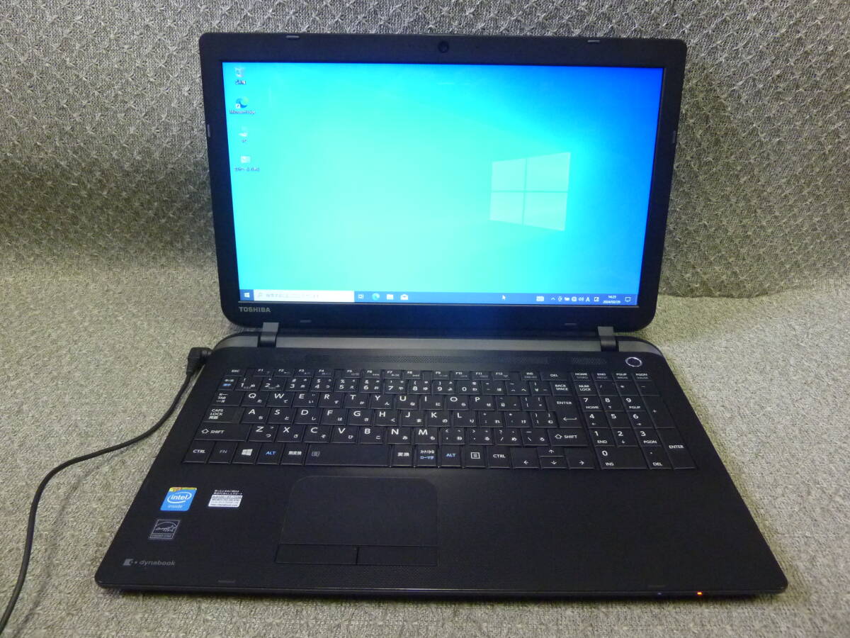 Windows 7,10,11 選択可 15.6”ノートPC 東芝 dynabook BX/37MB ★ Celeron N2830/メモリ4GB/500GB/DVD/無線/WEBカメラ/リカバリ作成/2210拍卖