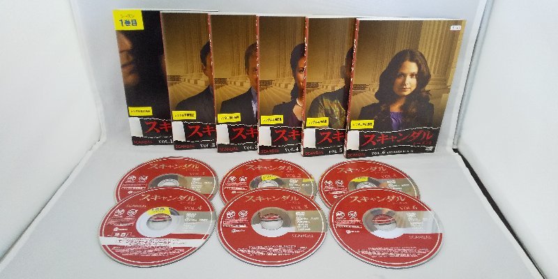 090-2724 送料無料 スキャンダル シーズン2 全11巻 ディスクにキズ有り レンタル版 ジャケットとディスクのみ拍卖
