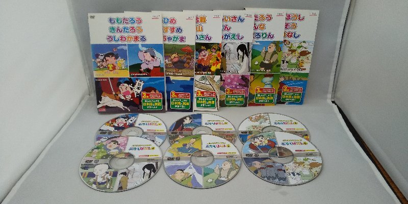 090-2753 送料無料 むかしばなし 全6巻 ディスクにキズ有り レンタル版 ジャケットとディスクのみ拍卖