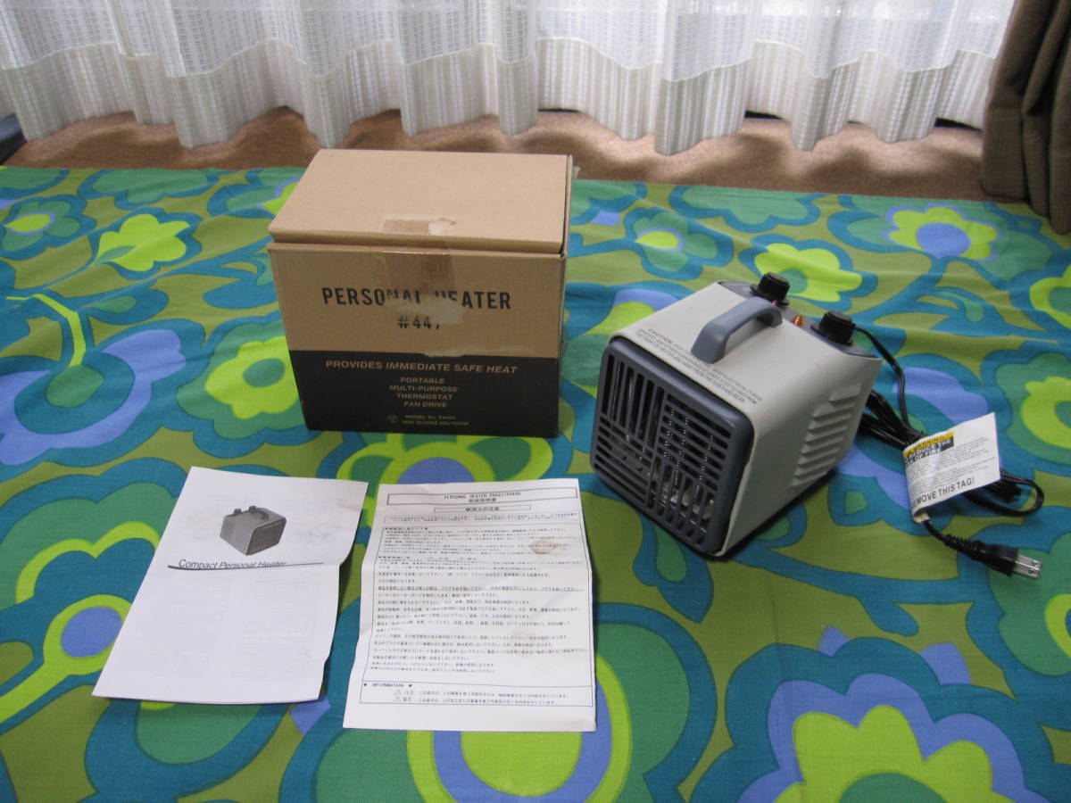 使用数回 PFS PACIFIC FURNITURE SERVICE パシフィックファニチャーサービス 購入 パーソナルヒーター セラミック ファンヒーター 取説付拍卖