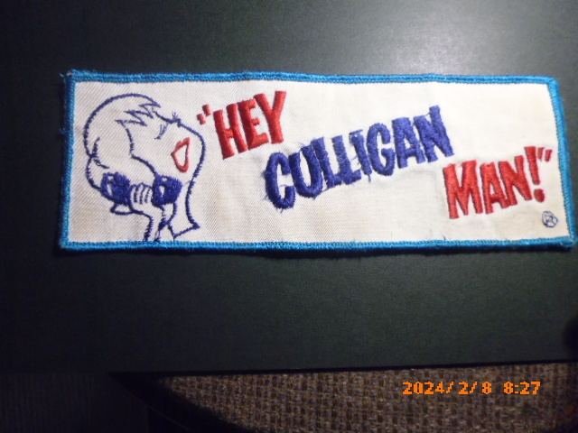 ビンテージ 長方形ワッペン カリガン CULLIGAN 1970年代製 米国の水の販売会社 Hey Culligan Man!拍卖