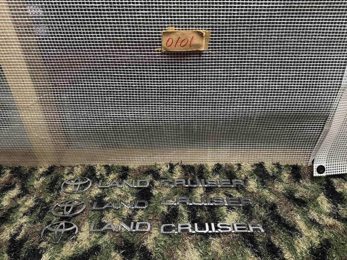 『美品』希少 エンブレム3点以上購入で割引あり トヨタ ランクル100ランクル80 エンブレム ランドクルーザー拍卖