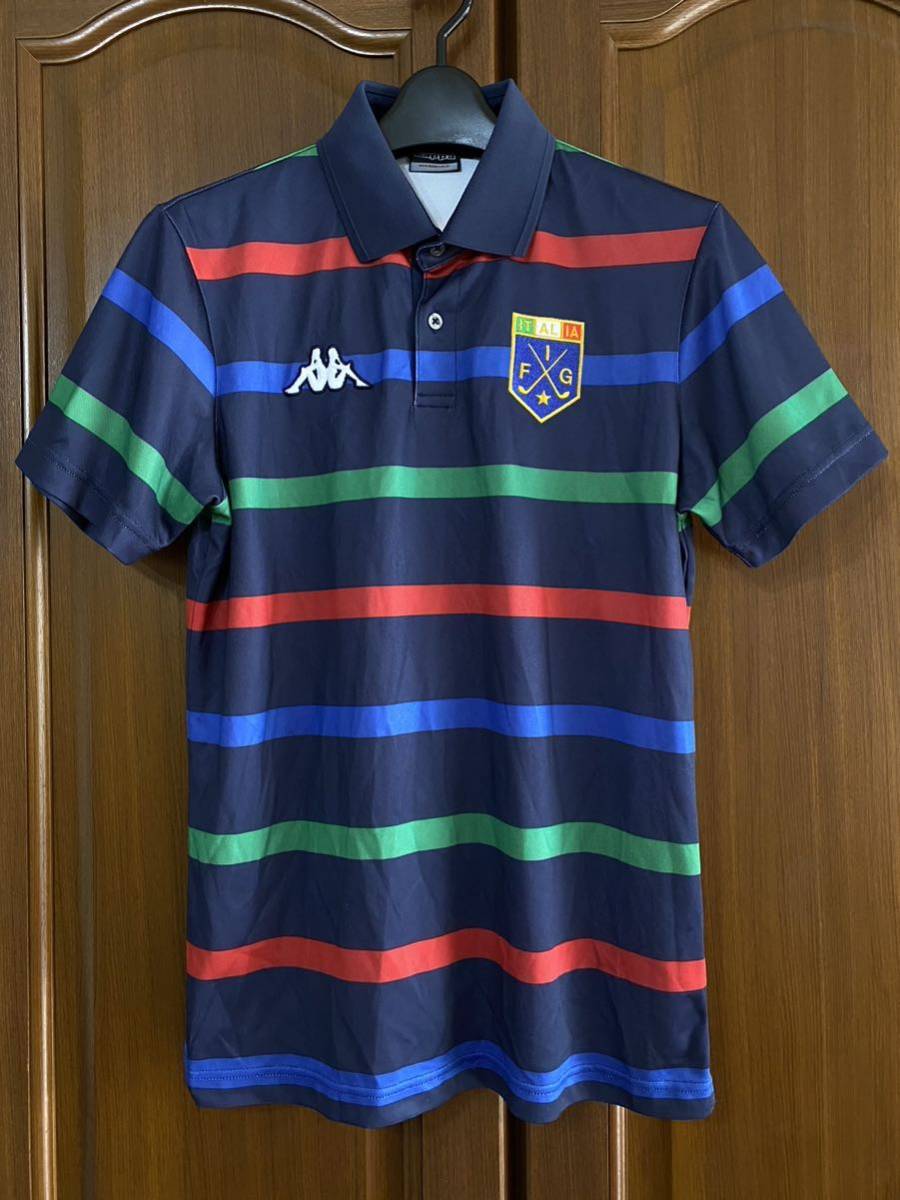 KAPPA GOLF カッパ ゴルフ ポロシャツ サイズM ネイビー拍卖