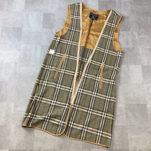 90‘ Burberry バーバリー ノバチェック ライナージャケット メンズ L相当 ブラウン グレー拍卖