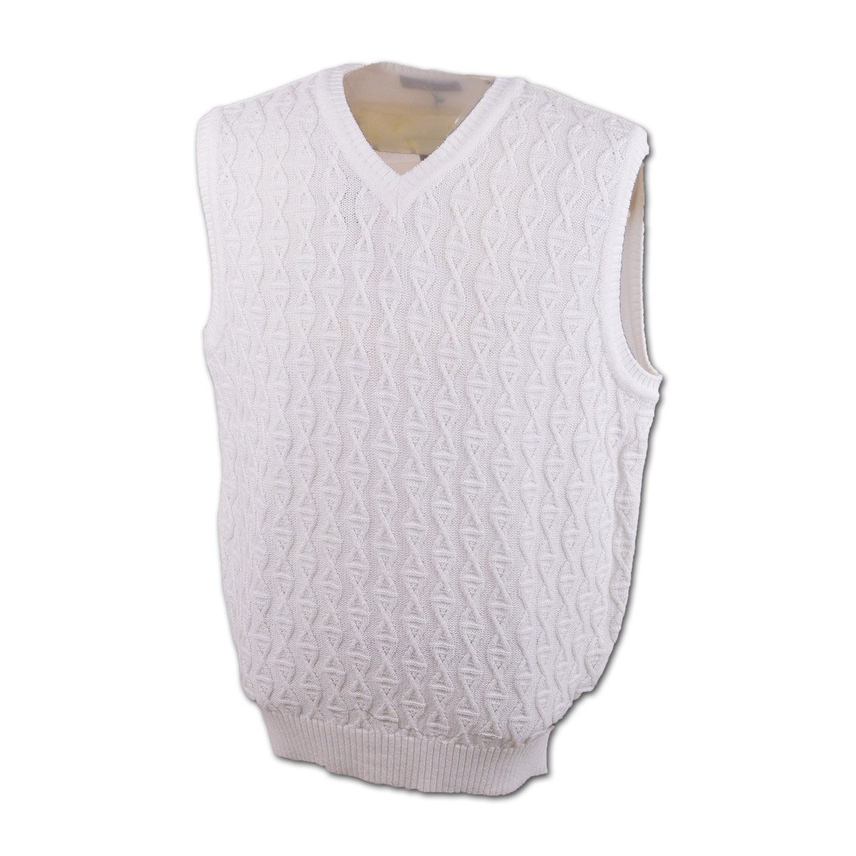 30%OFF【アンジェロ】メンズ ニットベスト L(48) 白 31-7502-04-01 ANGELO 春夏用 カジュアル ゴルフ おしゃれ かっこいい 高級素材 @拍卖