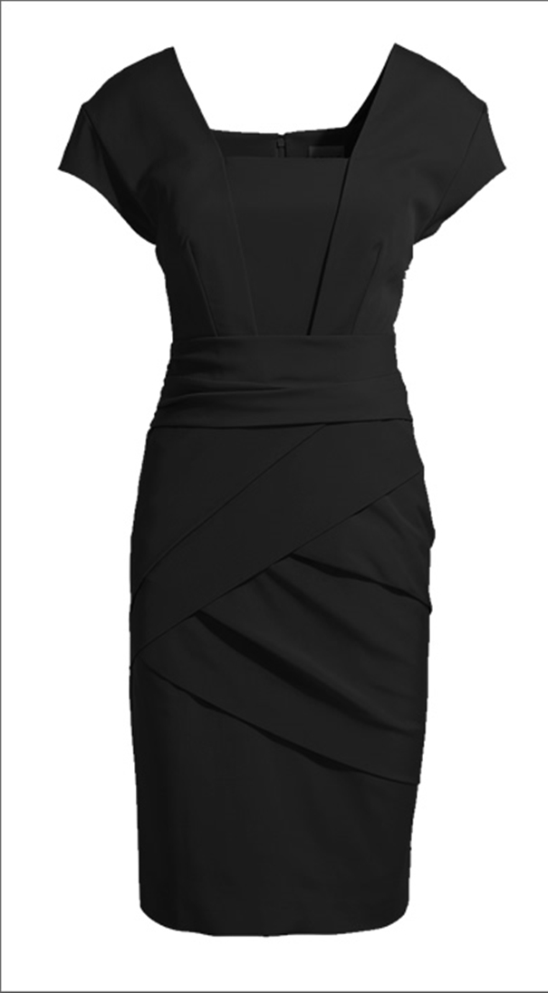 在庫処分品☆最新〆ヨーロピアンスタイルのエレガントで上品なワンピース XL 黒♪☆拍卖