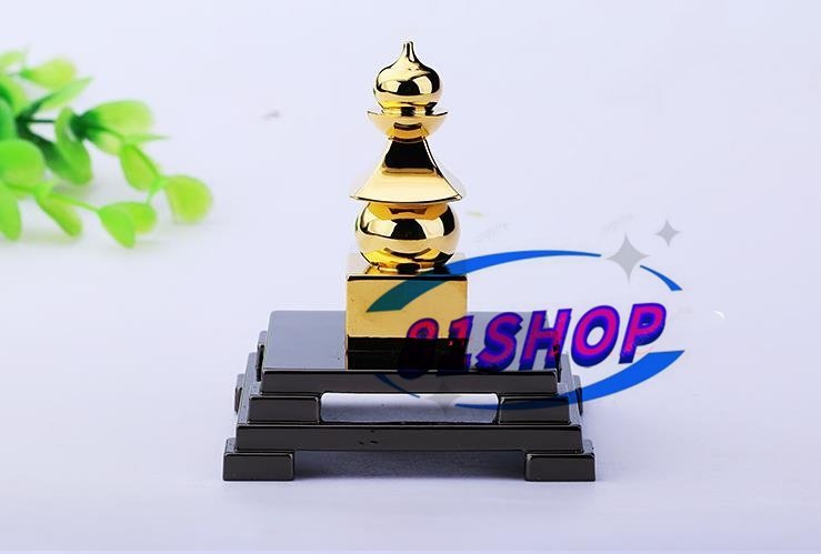 「81SHOP」 密教法具 寺院用仏具 ★ 真鍮製五輪タワー 仏舎利塔 仏具 仏教美術拍卖