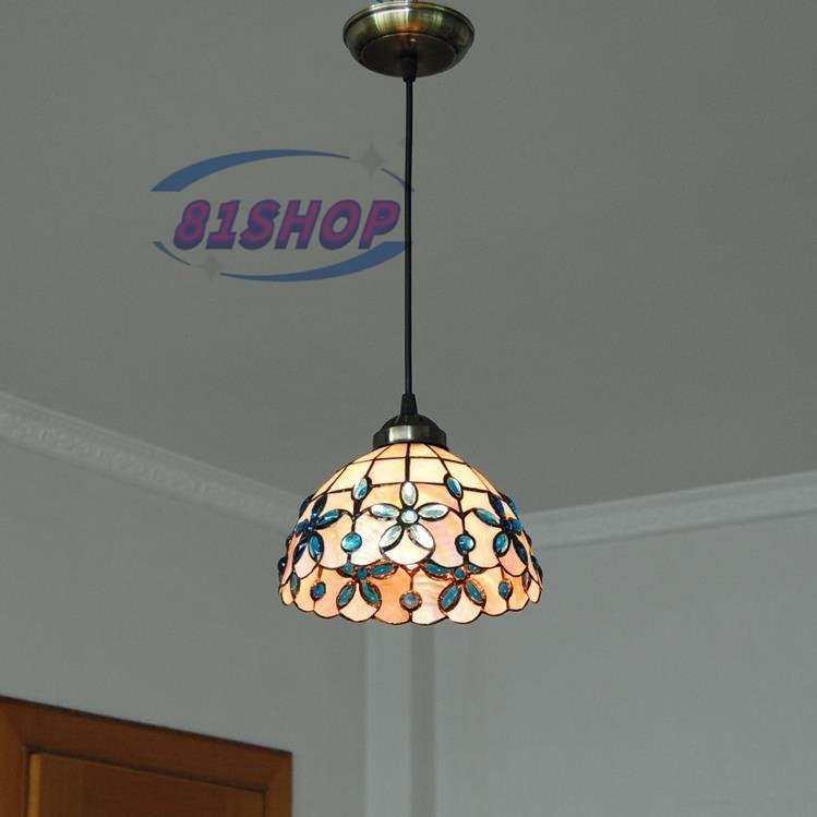 「81SHOP」高品質☆ ステンドグラス ペンダントライト 豪華天井照明ステンドグラスランプ ガラス工芸品拍卖