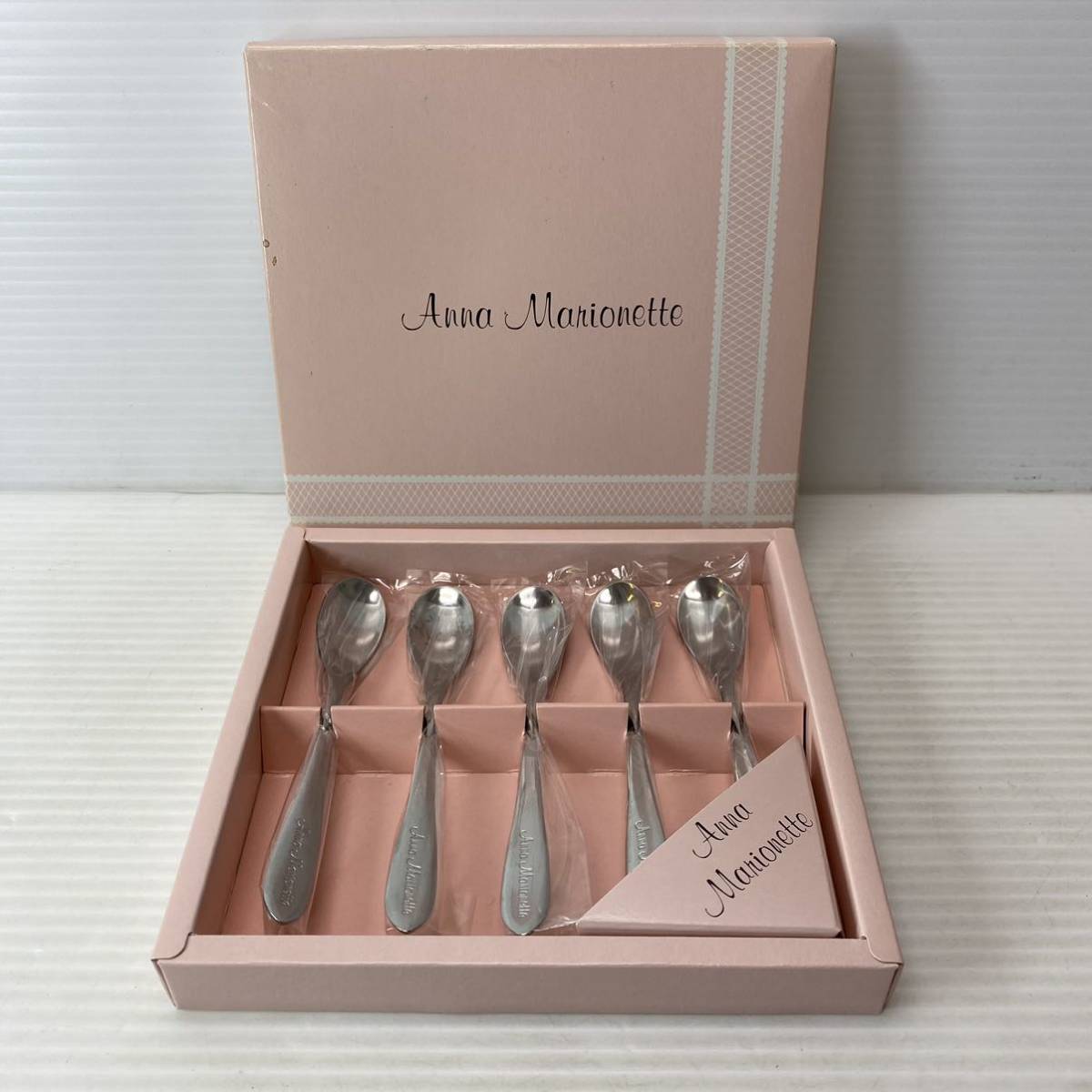 Anna Marionette ティースプーン 5本組 カトラリーセット ステンレス 未使用拍卖