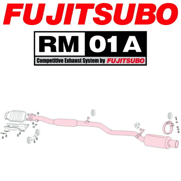 フジツボ RM-01Aマフラー GF-CP9AランサーエボリューションV H10/1~H11/1拍卖