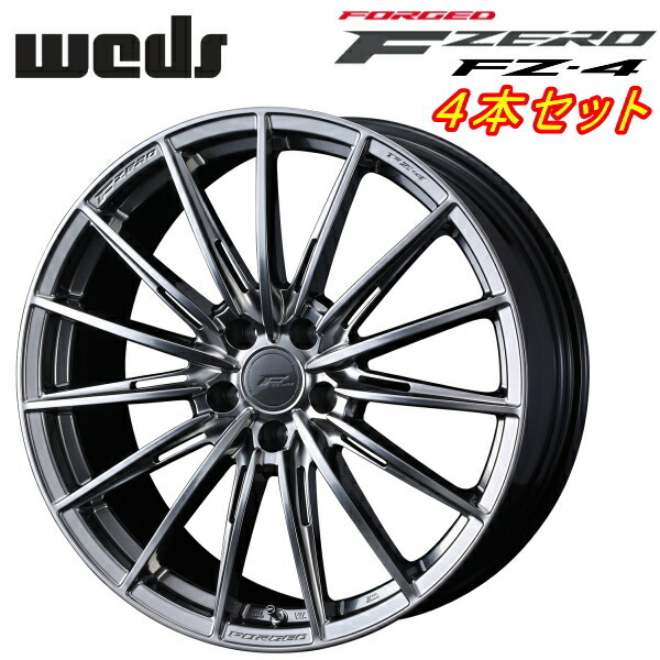 Weds F ZERO FZ-4 ホイール4本Set ダイヤモンドブラック 8.0-19インチ 5穴/PCD114.3 インセット+35拍卖