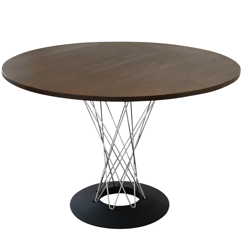 イサムノグチ サイクロンテーブル 天板ダークウォールナット 丸テーブル ダイニングテーブル コーヒーテーブル isamu noguchi拍卖