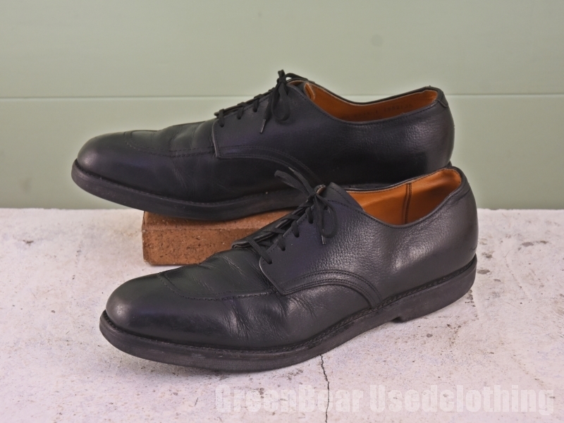 X761◆USA製【レッドウィング RED WING】ビンテージ メンズシューズ Uチップ ワイズ細い 黒 ブラック 11.5AA 29.5cm拍卖