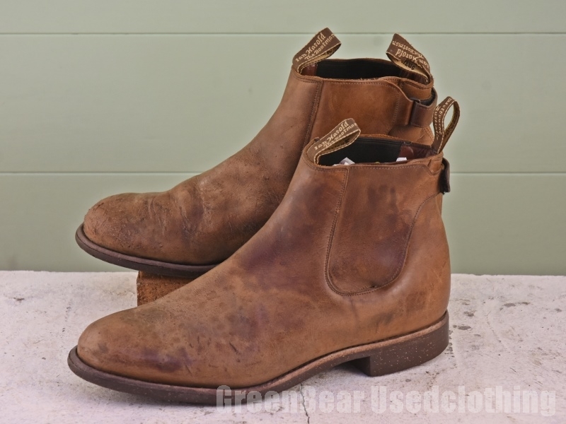 X804◆オーストラリア製【Ian Marold the Bootman】ビンテージ 重厚 メンズブーツ 良い味 茶 ブラウン 28~28.5cmくらい 拍卖