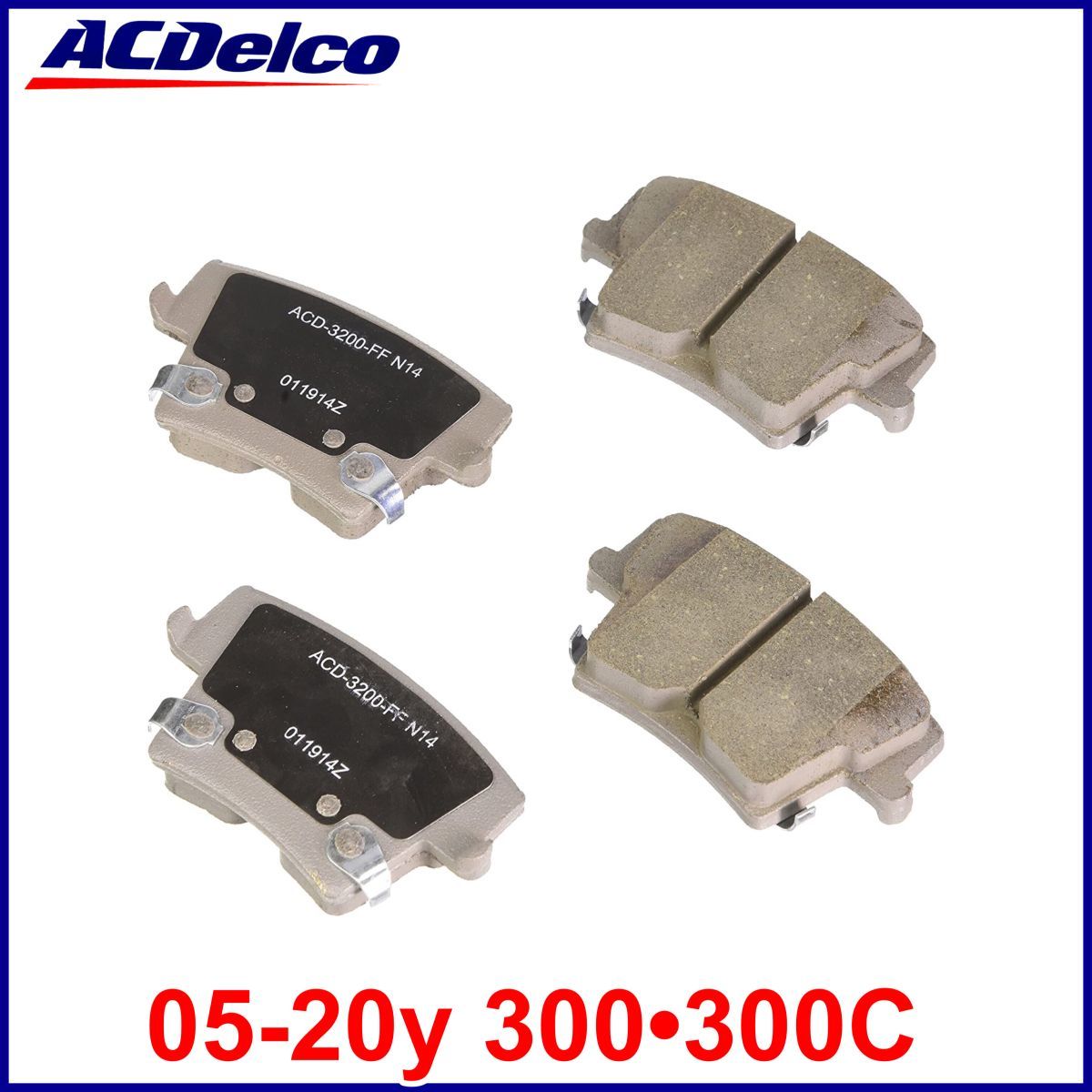 税込 ACDelco ACデルコ Slv Adv リア リヤ 後側 ブレーキパッド 05-20y 300 300S 300C V6 2.7L 3.5L 3.6L V8 5.7L 即決 即納 在庫品拍卖