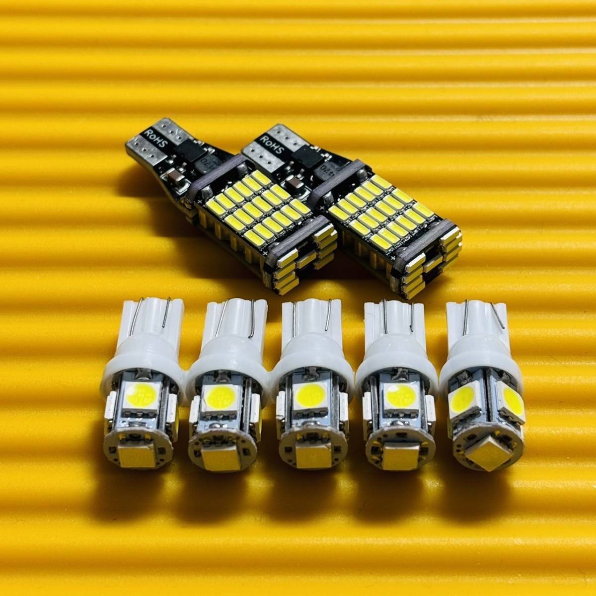 お得セット◇7個セット! ルームランプ ダイハツ タフト LA900S LA910S ウエッジ球 バックランプ ナンバー灯 室内灯 T10 LED ホワイト拍卖