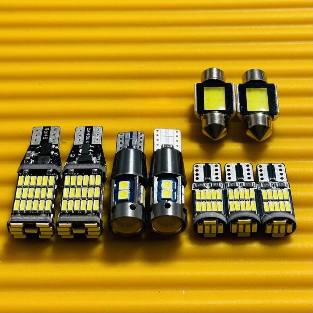 お得セット◇鬼爆光!スペーシア MK53S MK42S MK32S ルームランプ バックランプ ポジション球 ナンバー灯 T10 LED 9個セット スズキ拍卖