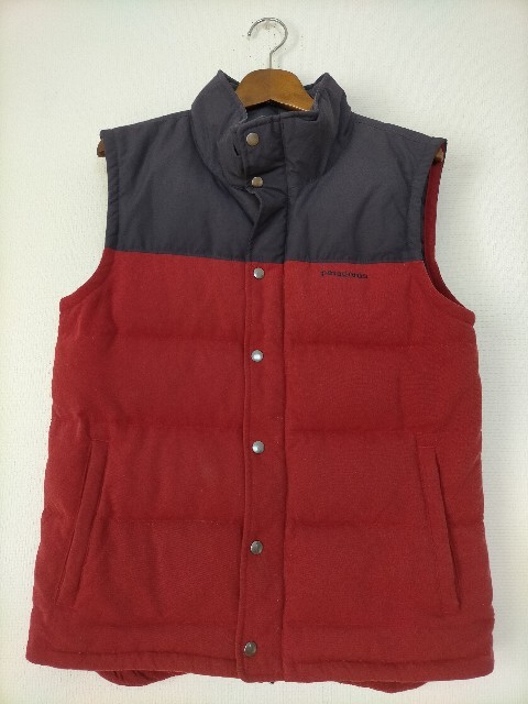 格安 13年 patagonia BIVY DOWN VEST パタゴニア ビビー ダウンベスト size-S ★アウトドア古着拍卖