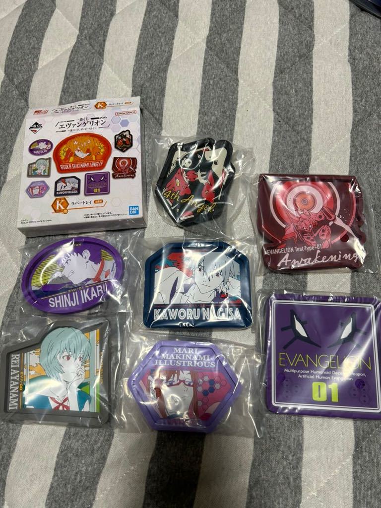 エヴァンゲリオン一番くじラバートレイ7点セット②拍卖