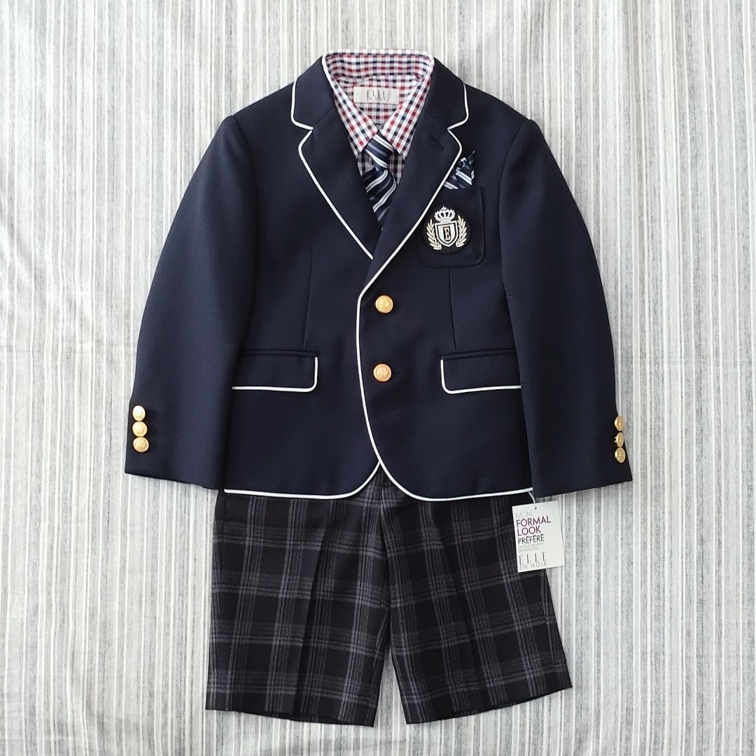 △送料込△★極美品/新品あり★ELLE/エル*フォーマルスーツ6点セット*110㎝拍卖