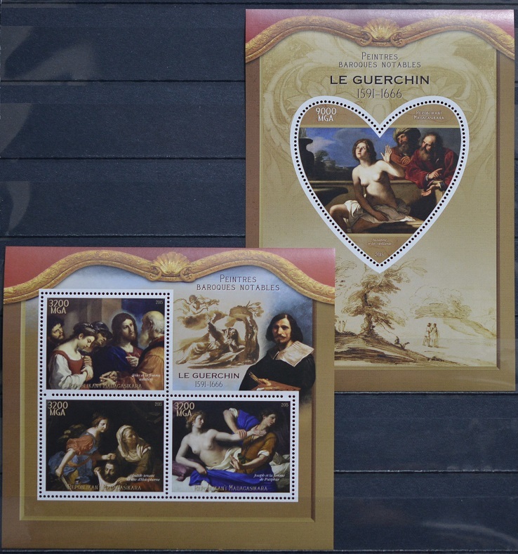 「FO12」マダガスカル切手 2015年 絵画(グエルチーノ)拍卖