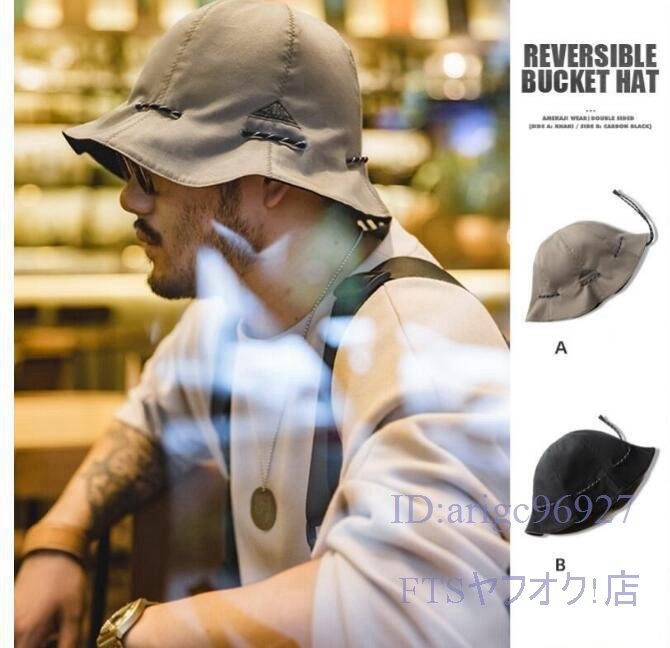 A2250☆新品4通りの使い方が可能 リバーシブル帽子にもサコッシュにも 4WAY ハット&バック チューリップハット 鞄/巾着 カジュアル未使用拍卖