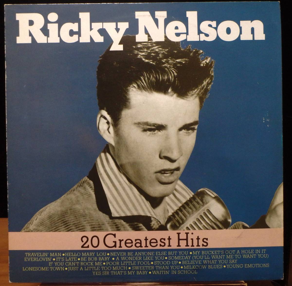 【CR627】RICKY NELSON 「20 Greatest Hits」, 87 PORTUGAL Compilation ★ロックンロール/ボーカル拍卖