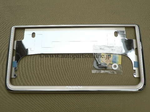 JDM Genuine LICENCE NUMBER PLATE FLAME トヨタ 純正部品 ナンバーフレーム TOYOTA genuine パーツ ナンバー ライセンス フレーム 枠 通販拍卖