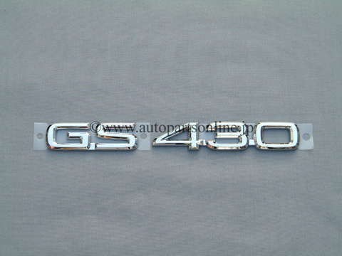 GS430 エンブレム レクサス アリスト JZS 16 ARISTO 部品 パーツ 160 LEXUS GS PARTS 純正 US TOYOTA トヨタ 北米 リア リヤ EMBLEM拍卖