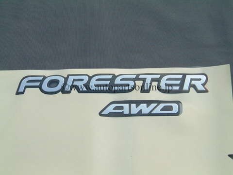 FORESTER AWD エンブレム SF フォレスター EMBLEM スバル純正拍卖