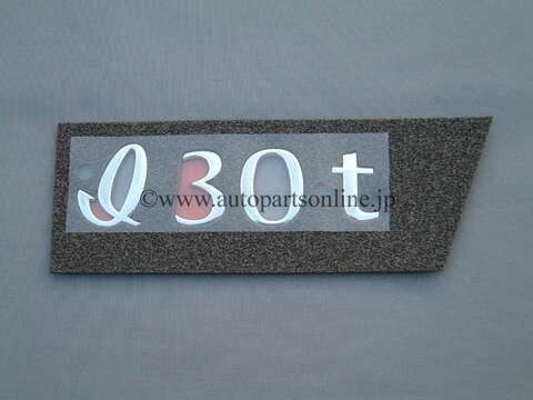 インフィニティ INFINITI 部品 パーツ I30t I30 t リア エンブレム セフィーロ A32 rear emblem PARTS 海外 US 北米 輸出 通販 仕様 web拍卖