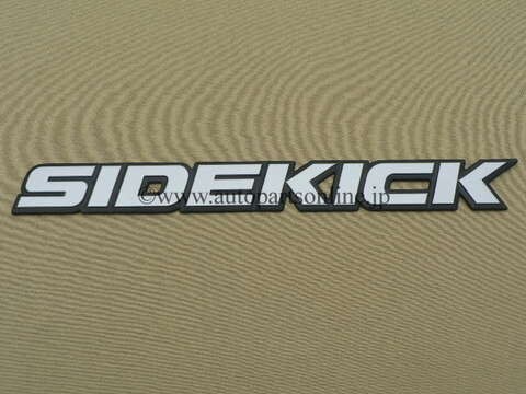 1ペア SIDEKICK エンブレム スズキ SUZUKI 北米 パーツ US 部品 エスクード ESCUDO EMBLEM PARTS 海外 輸出 仕様 通販 web net ヤフオク拍卖