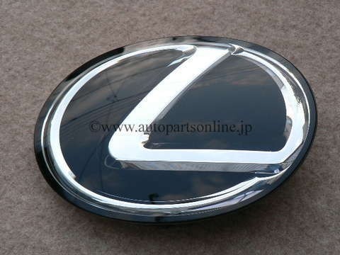 純正部品 適合不明 120 x 163 mm フロント エンブレム レクサス LEXUS RX ブラック BLACK L マーク パーツ FRONT emblem genuine parts拍卖