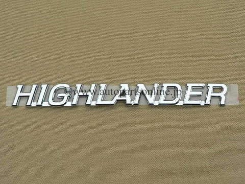 クルーガー KLUGER 海外 US 仕様 純正 部品 パーツ HIGHLANDER エンブレム emblem parts パーツ トヨタ TOYOTA 北米拍卖