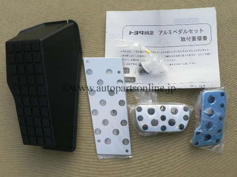 12 120 カローラ フィールダー アレックス ランクス AT ATM アルミペダル セット トヨタ 正規 パーツ 部品 海外 輸出 仕様 parts genuine拍卖