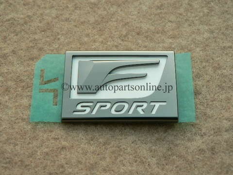 2017'10- GVF5#VXFA5# サイド FSPORT F-SPORT エンブレム 左右各1 50 LS LEXUS レクサス トヨタ 正規 パーツ 部品 海外 輸出 仕様 パーツ拍卖
