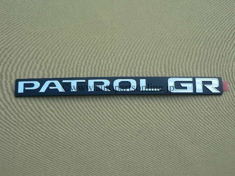 純正 パーツ PATROL GR リア エンブレム Y61 海外 仕様 SAFARI サファリ NISSAN 日産 EMBLEM リア 通販 輸出 emblem parts ne web拍卖