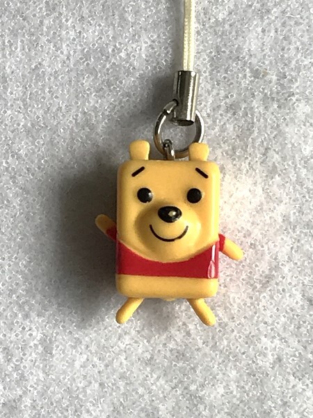 2013年 ぷっちょ ワールド ディズニー シリーズ オリジナル フィギュア ストラップ くまのプーさん 四角い拍卖