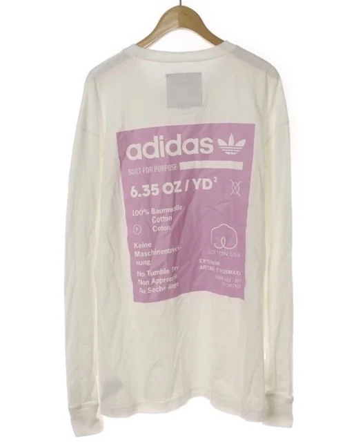 adidasアディダス☆バックプリント長袖Tシャツ拍卖