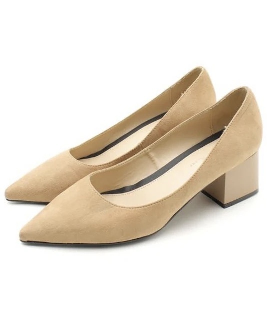 ZARA☆太ヒールベージュパンプス拍卖