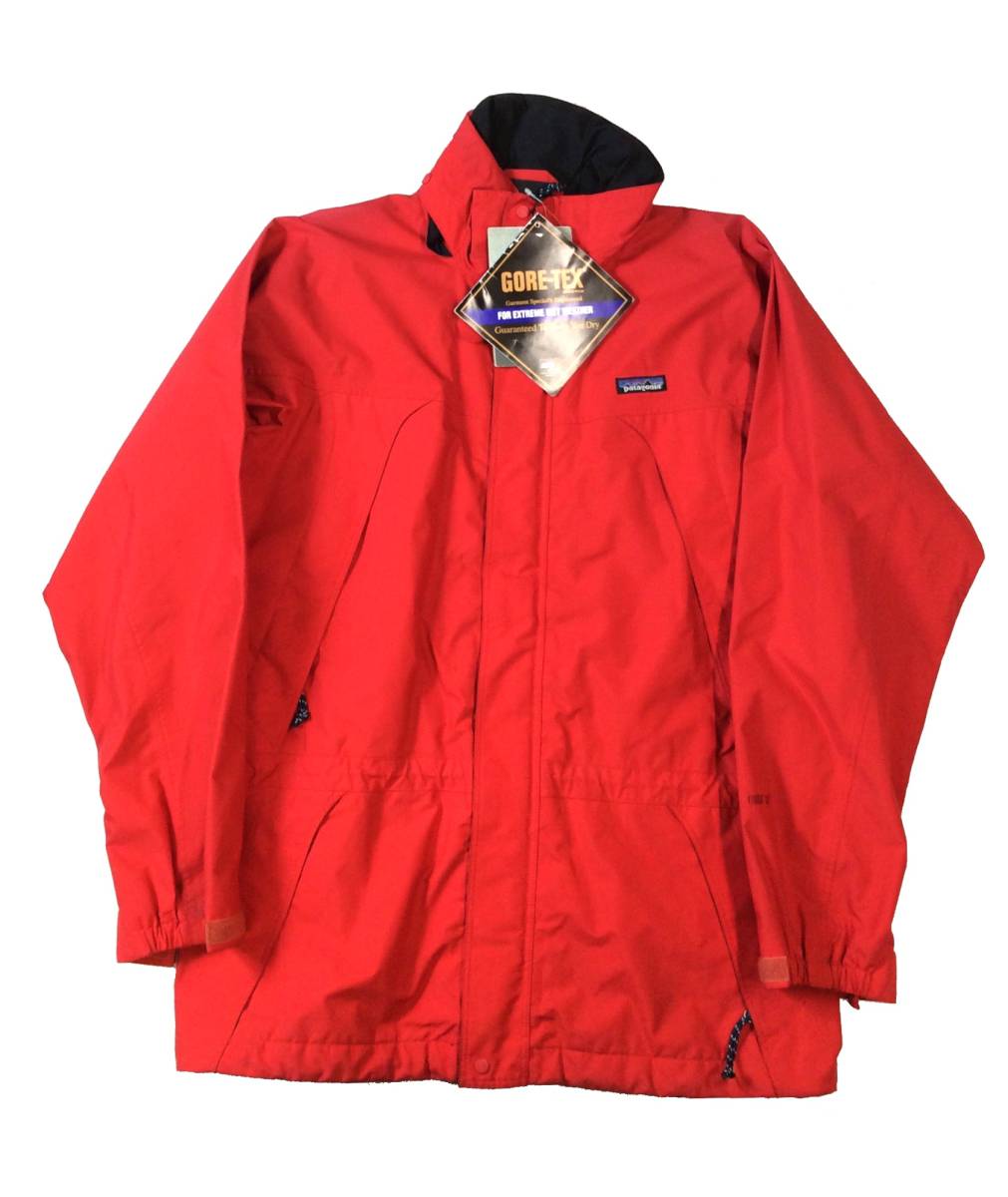 Deadstock PATAGONIA パタゴニア MEN'S LIQUID SKY JACKET リキッドスカイジャケット マウンテンパーカー ナイロン GORE-TEX 赤 メンズ M拍卖