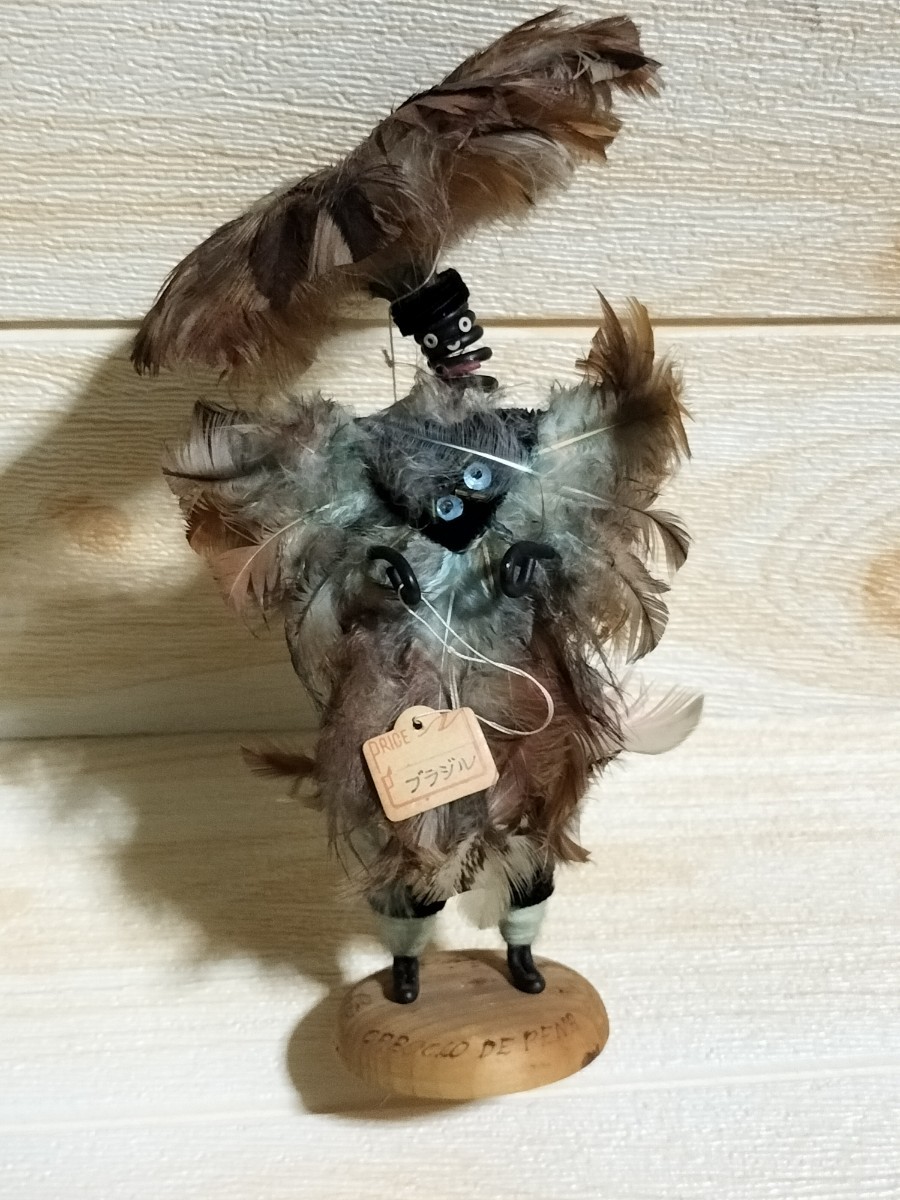 激レア!ビンテージ!人形!ブラジ!フィギュア!羽根!希少!v2拍卖